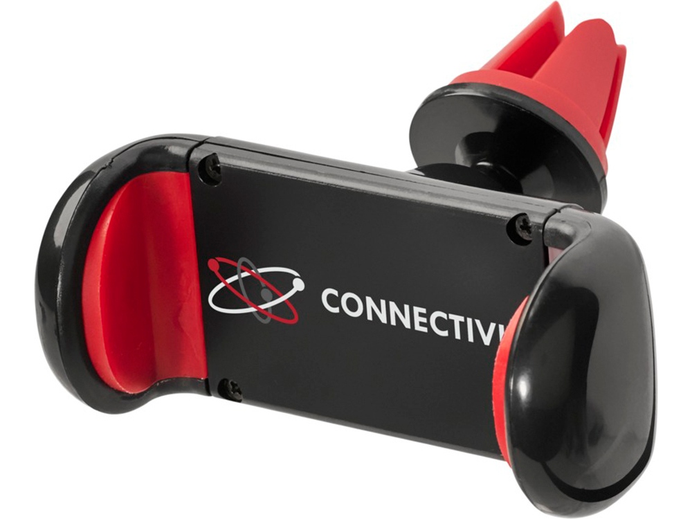 Автомобильный держатель для мобильного телефона Grip, черный/красный