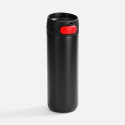 Термостакан X1 с цветной кнопкой, черный с красным Термостакан X1 с цветной кнопкой, черный с красным