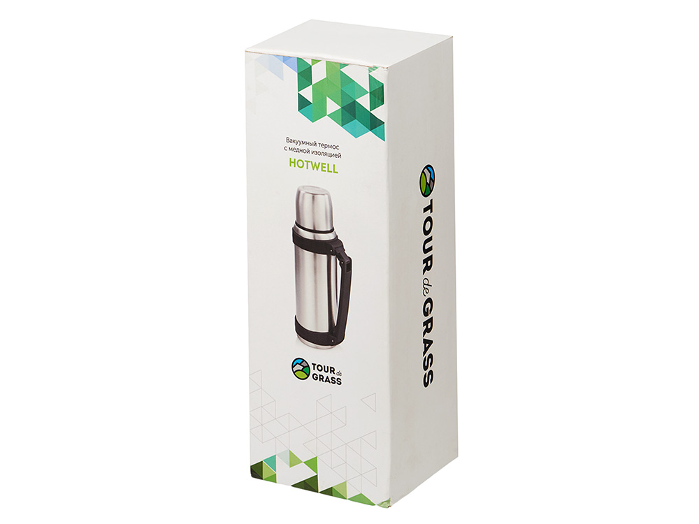 Вакуумный термос Hotwell с медной изоляцией, 1.4л, серебристый Вакуумный термос Hotwell с медной изоляцией, 1.4л, серебристый
