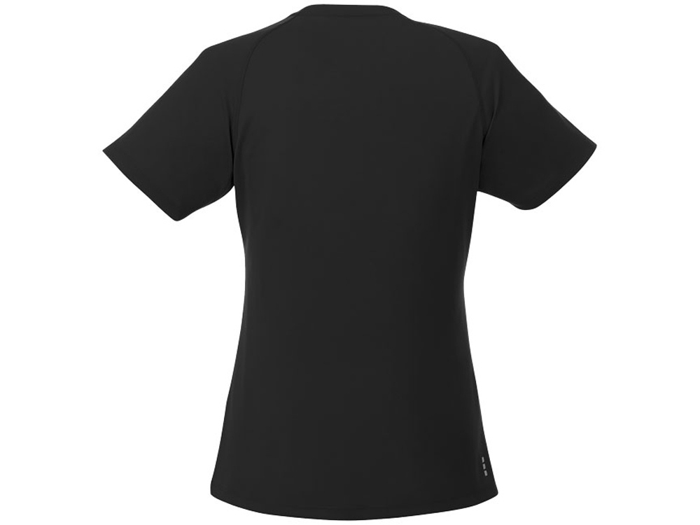 Модная женская футболка Amery  с коротким рукавом и V-образным вырезом, черный