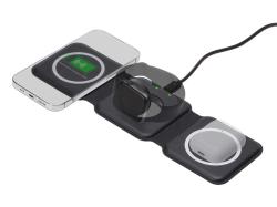 Беспроводное зарядное устройство 3-в-1 Road, 15 Вт, черный