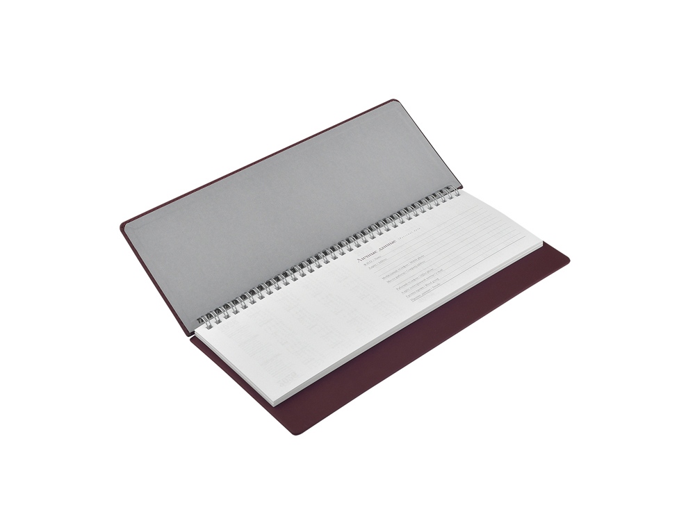 Планинг датированный Velvet 2022, бордовый