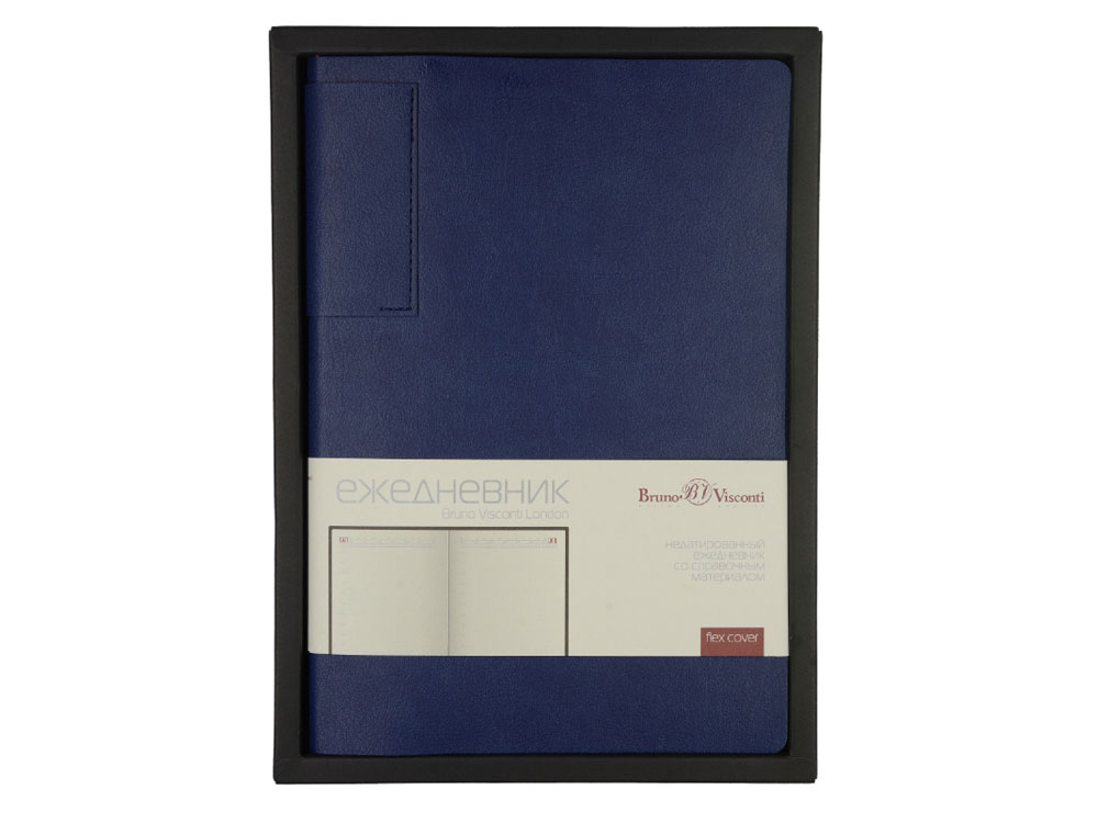 Ежедневник недатированный  А5 LONDON синий (Р)