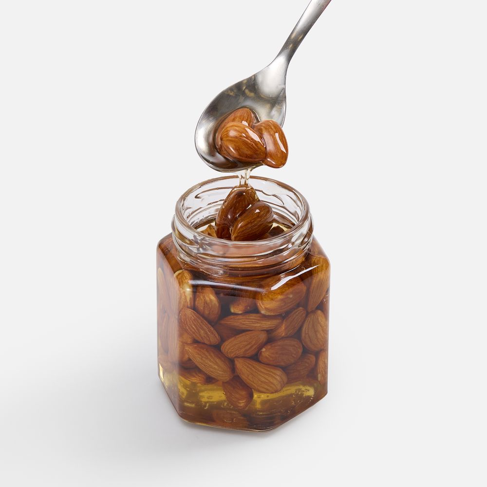 Мед Allnutty, с миндалем