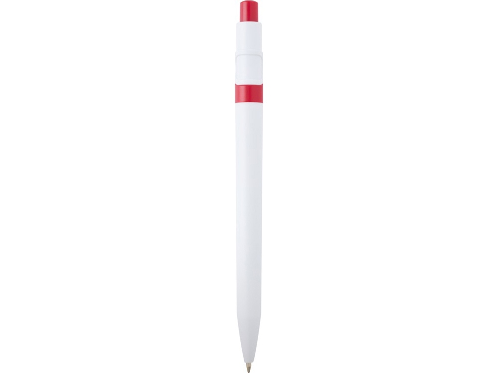 Unica шариковая ручка из переработанной пластмассы - Красный (синие чернила)