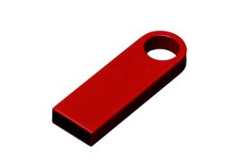 USB 2.0-флешка на 4 Гб с мини чипом и круглым отверстием, красный USB 2.0-флешка на 4 Гб с мини чипом и круглым отверстием, красный
