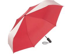 Зонт складной 5477 ColorReflex со светоотражающими клиньями, полуавтомат, красный