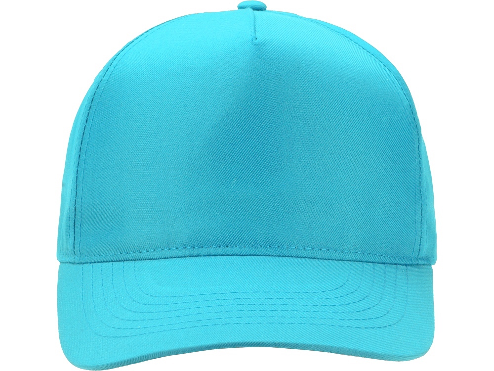 Бейсболка Poly 5-ти панельная 120 гр, лазурный