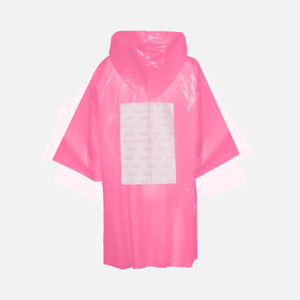 Дождевик-плащ BrightWay с печатью в один цвет на заказ