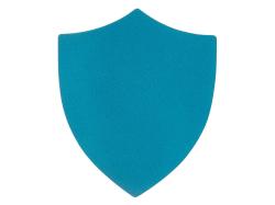 ПАТЧ ЩИТ nubuk (голубой) 6,6 х 5,5 см