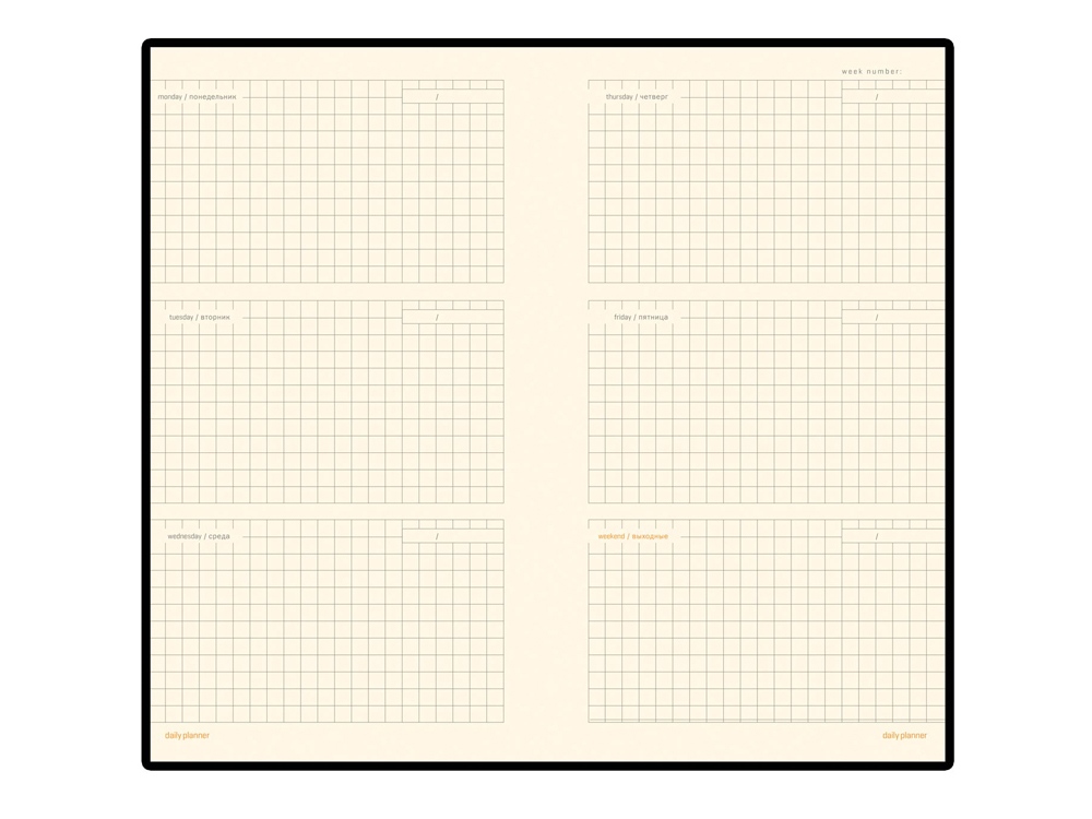 Еженедельник недатированный А6 Metropol, оранжевый (Р) Еженедельник недатированный А6 Metropol, оранжевый (Р)