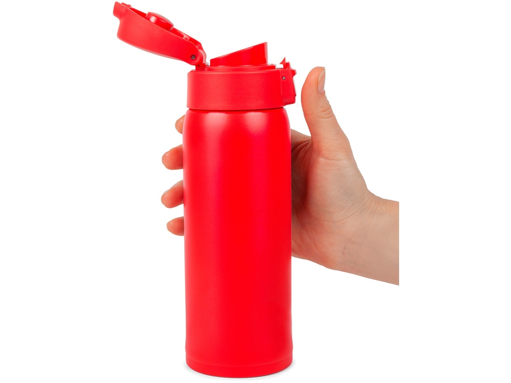 Термокружка Relaxika 701 (0,48 литра), красная (без лого)