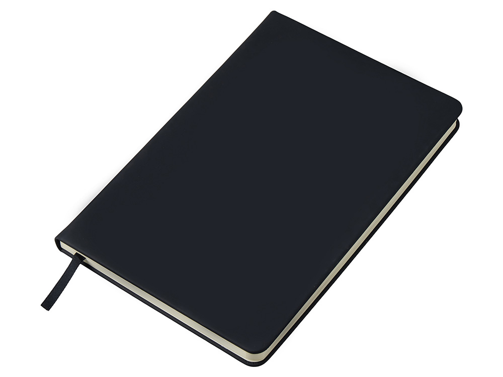 Бизнес-блокнот С3 софт-тач с магнитом, твердая обложка, 96 листов, черный
