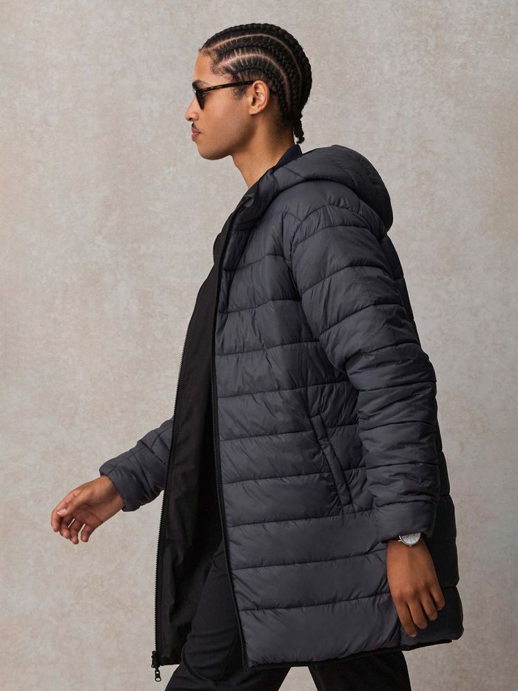 Куртка-парка унисекс Reverse, черная