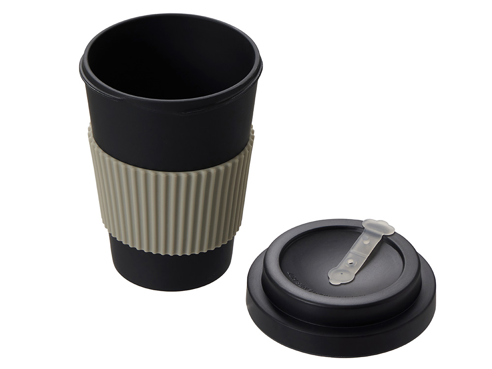 Термокружка Muffin из натуральных волокон, черный