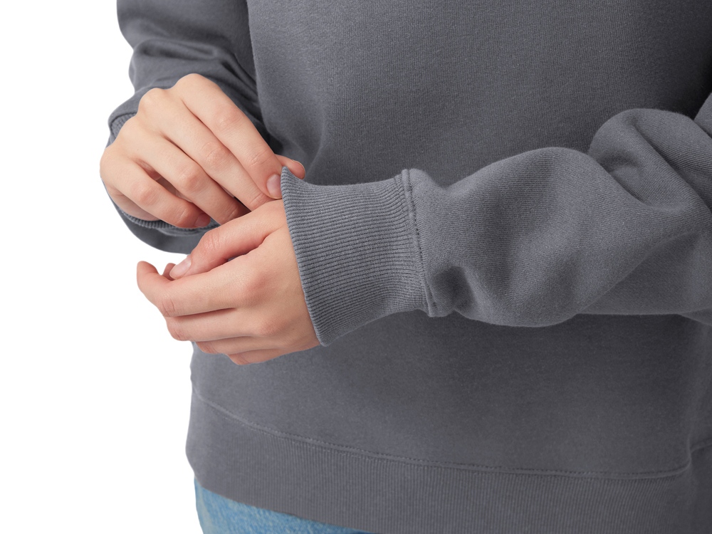 Свитшот Paris, унисекс, темно-серый