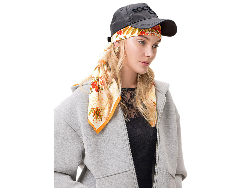 Платок Тагильский поднос, молочный