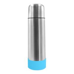 Термос Picnic Silver To Go, серебристый/бирюзовый