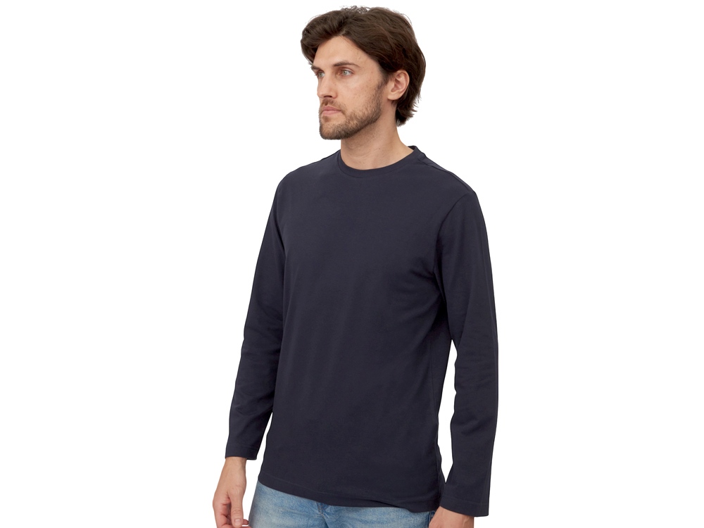 Футболка HD Fit  с длинным рукавом, мужская темно-синий