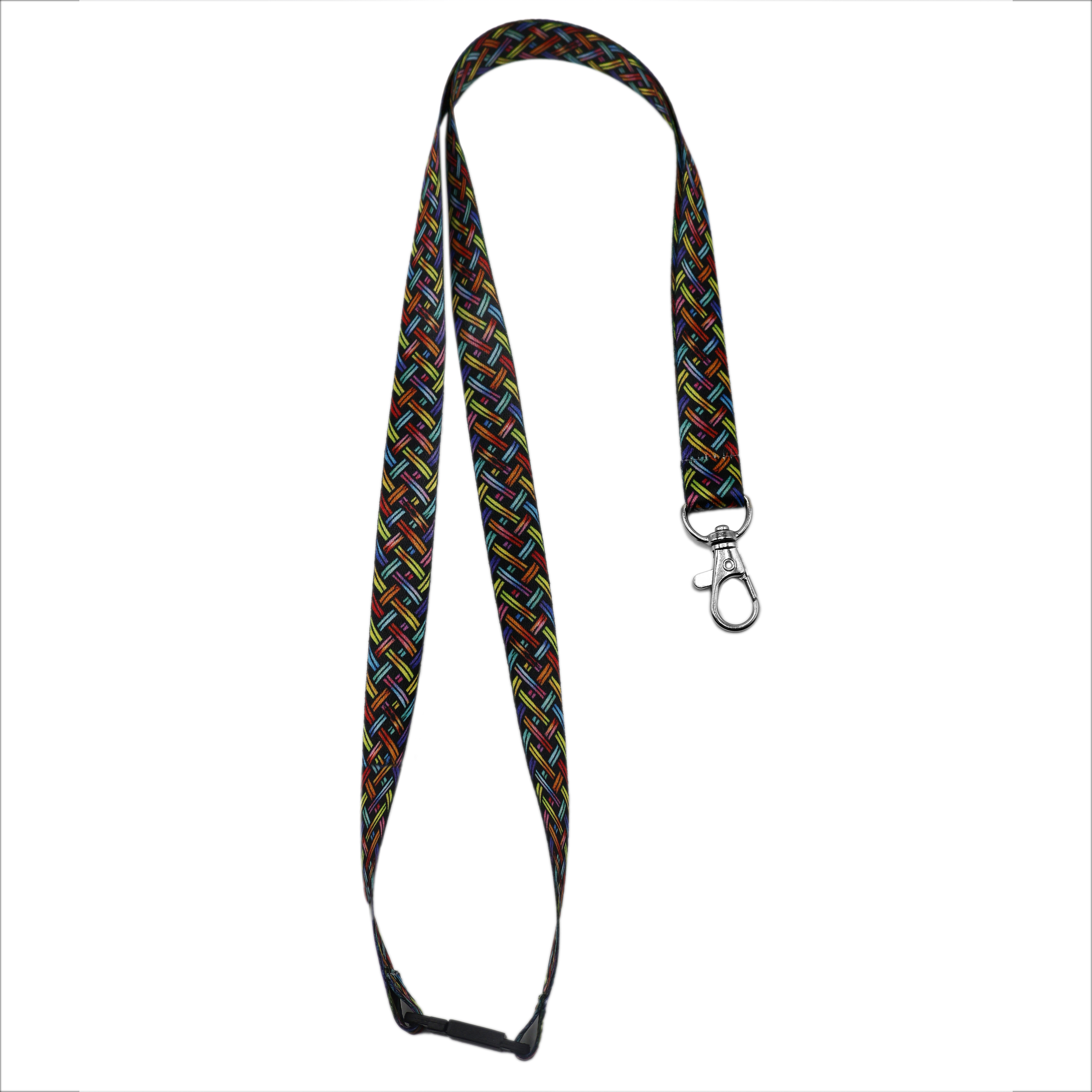 Ланъярд полноцветный Флип с карабином и замком безопасности, 15 мм Ланъярд полноцветный Флип с карабином и замком безопасности, 15 мм