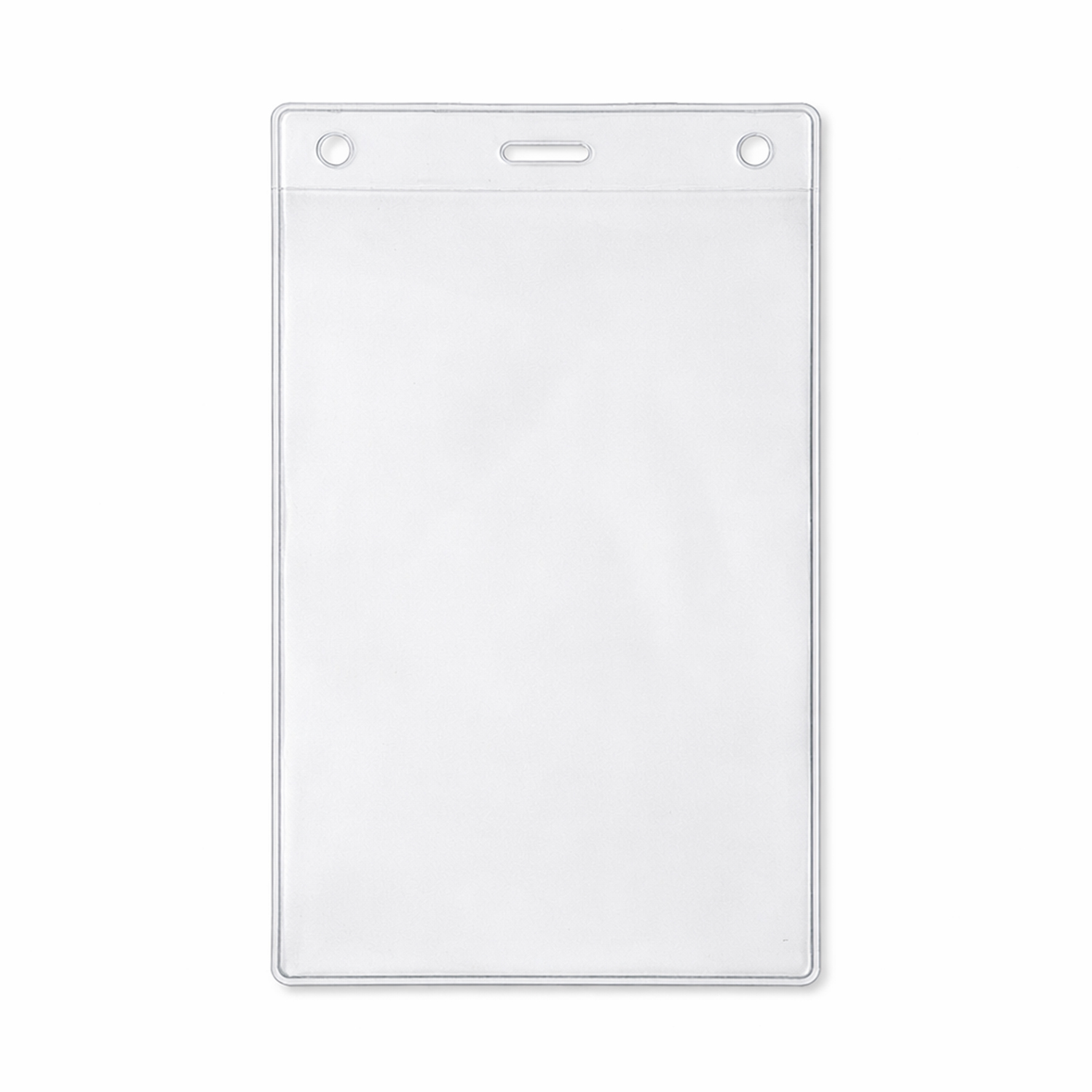 Карман для выставочного бейджа Expo, вертикальный, 10,3х16,1см (прозрачный)