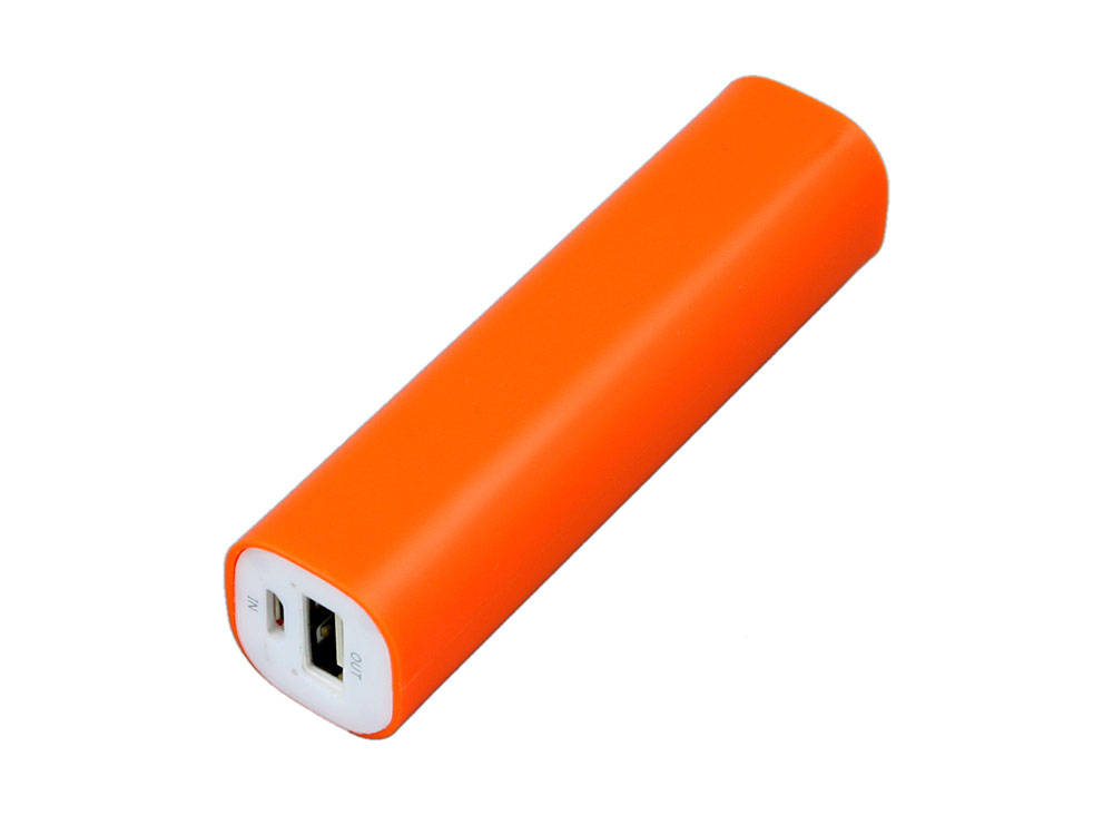 PB030 Универсальное зарядное устройство power bank  прямоугольной формы. 2200MAH. Оранжевый