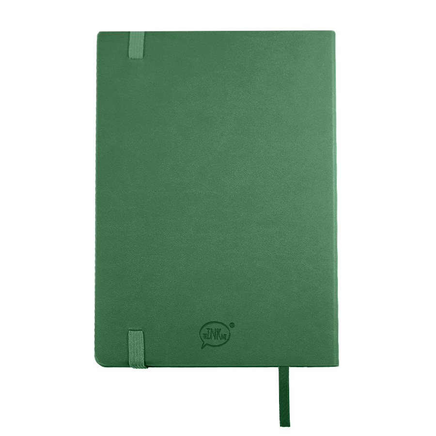 Бизнес-блокнот "RILY", формат А5, зеленый, блок в точку Бизнес-блокнот "RILY", формат А5, зеленый, блок в точку