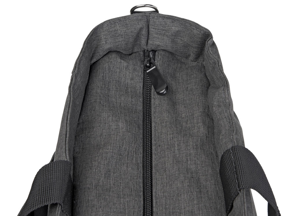 Сумка-холодильник Fabrizio со штопором, серый/черный