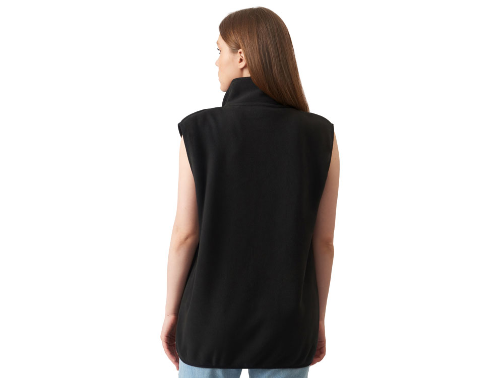 Жилет флисовый Trondheim унисекс, черный