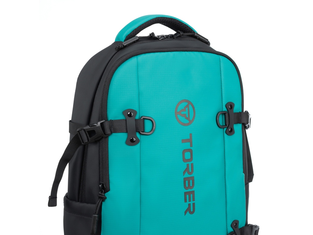 Рюкзак спортивный TORBER Xtreme 18, зелёный/чёрный, 31 х 12 х 46 см, 17л