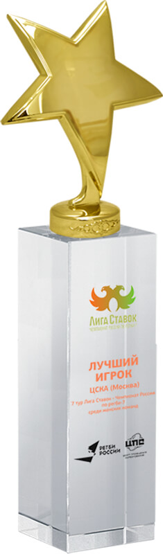 Награды Звезды с цветной печатью