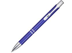 Шариковая ручка Moneta из переработанного алюминия (черные чернила) - Королевский синий