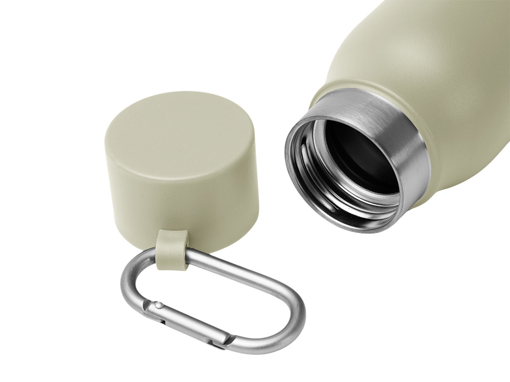 Термобутылка CUBEL/КЬЮБЕЛ с двойными стенками, бежевый