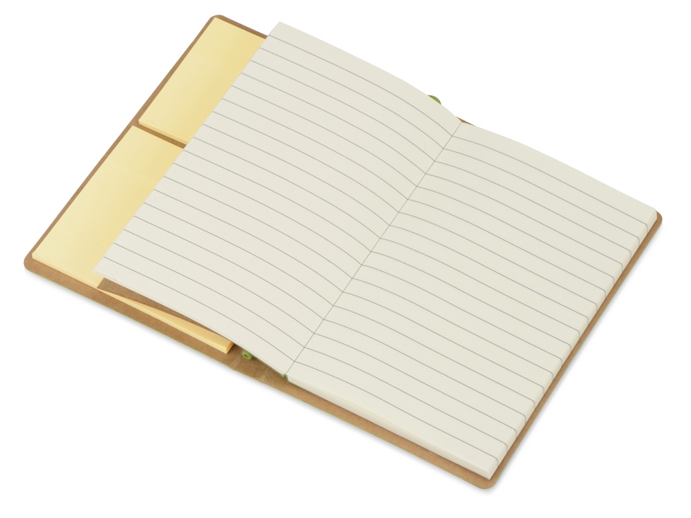 Набор стикеров А6 Write and stick с ручкой и блокнотом, зеленое яблоко (Р)