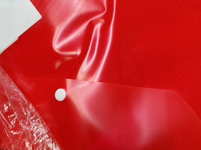 Папка-конверт А4 с кнопкой, красный (Р)