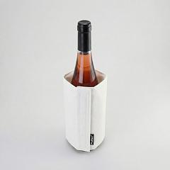 WINE COOLER SATIN WHITE/Охладитель-чехол для бутылки вина или шампанского, белый