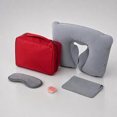 Набор для путешествий Comfy Flight, красный