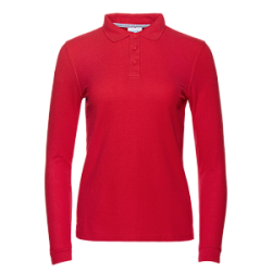 Рубашка поло женская STAN длинный рукав хлопок/полиэстер 185, 04SW