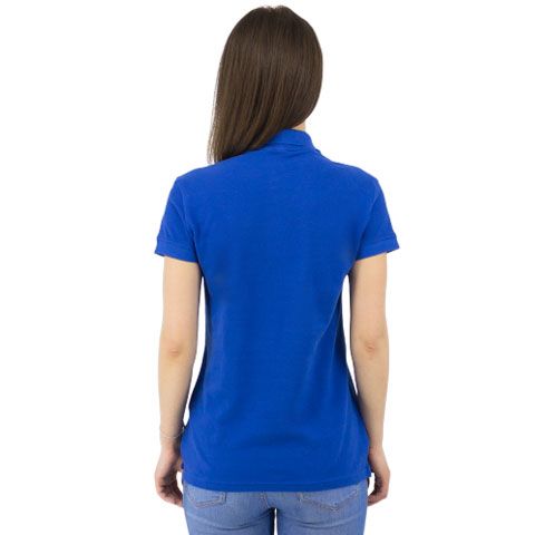 Рубашка поло Rock Lady, женская (синяя, 2XL)