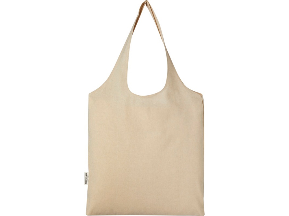 Модная эко-сумка Pheebs объемом 7 л из переработанного хлопка плотностью 150 г/м², heather natural
