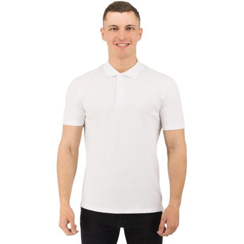 Рубашка поло Rock, мужская (белая, 2XL)