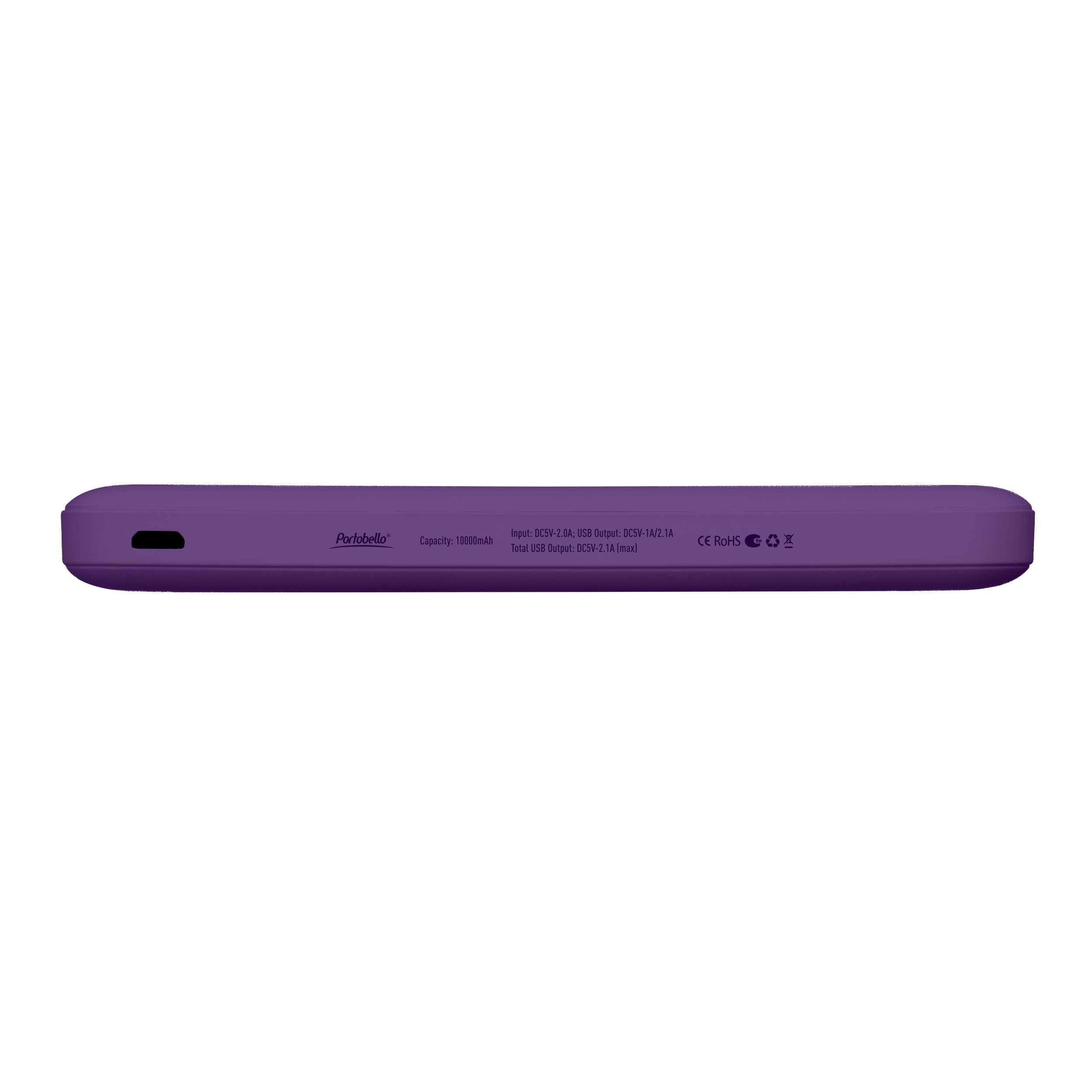 Внешний аккумулятор Elari Plus 10000 mAh, фиолетовый
