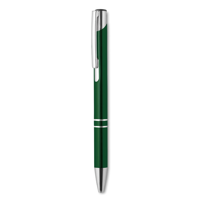 Ручка шариковая зеленая с черными чернилами