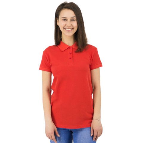 Рубашка поло Rock Lady, женская (красная, L)