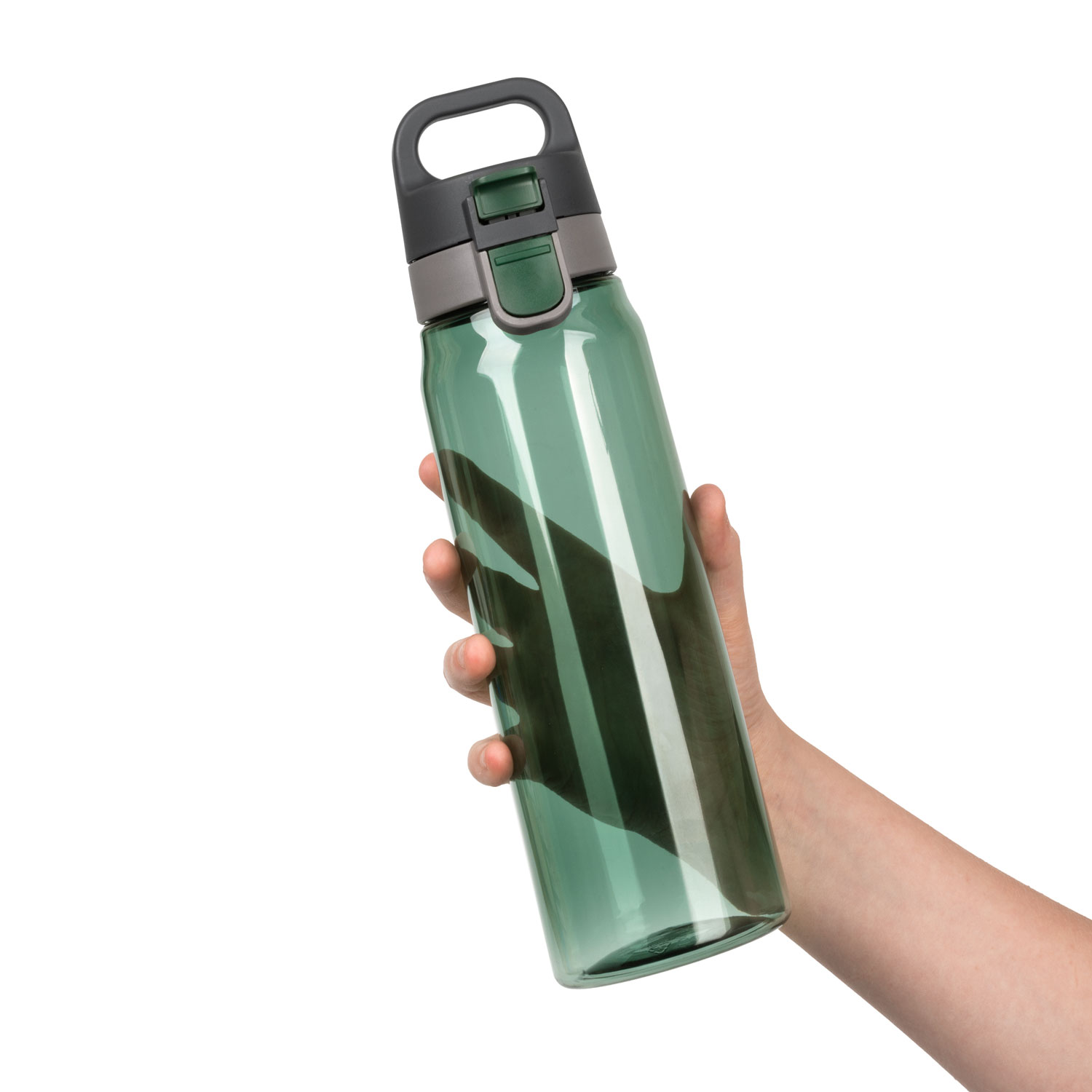 Бутылка для воды Aqua, зеленая (ТОЛЬКО ПОД ПОЛНУЮ ЗАПЕЧАТКУ)