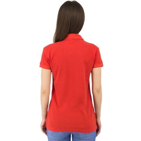 Рубашка поло Rock Lady, женская (красная, 2XL)
